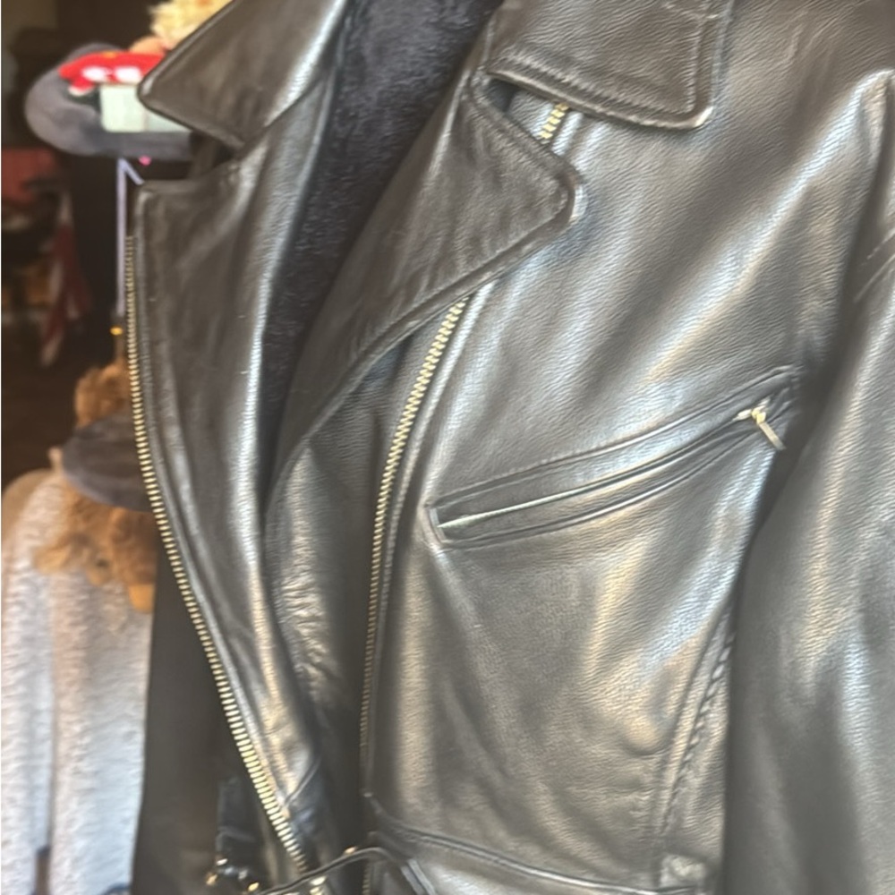 Harley-Davidson Women's Black Leather Biker Jacket